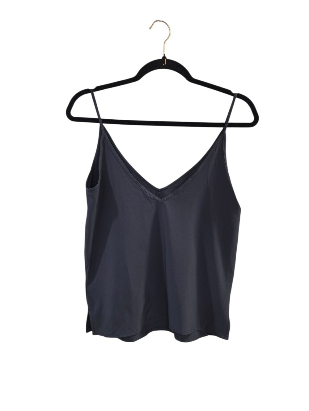 Vuori Villa Cami Tank Top Womens XS Black V Neck Spaghetti Strap Stretch VW1135 - Picture 6 of 8